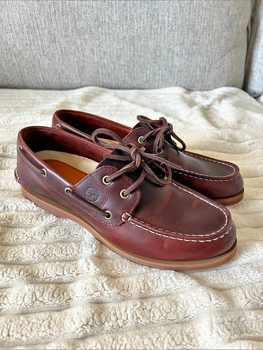 NEW Timberland Classic 2-Eye Boat Shoes Leather Brown US 9 M women’s